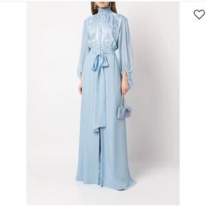 SACHIN & BABI 
Beatrix Long Dress - Blue-0 size 10 NWT